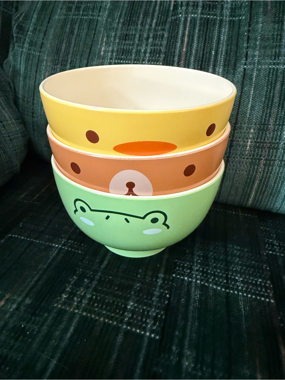 Daiso Japan lacquered bowls kids